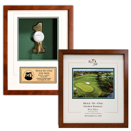 hole-in-one plaques